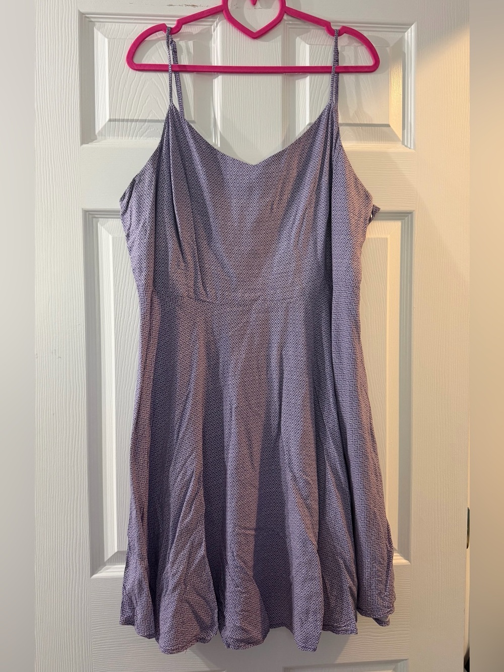 Old Navy Purple And White Sleeveless Dress Size XXL